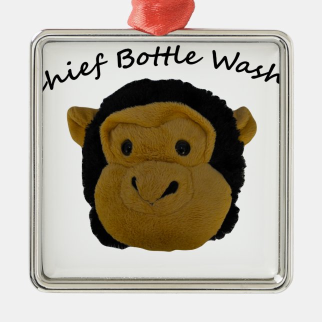 Ornement Métallique Lave-bouteille en chef (Devant)