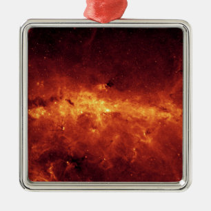 Ornement Métallique Le centre de la Voie Lactée avec poussière