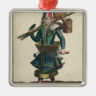 Ornement Métallique Le costume du maçon