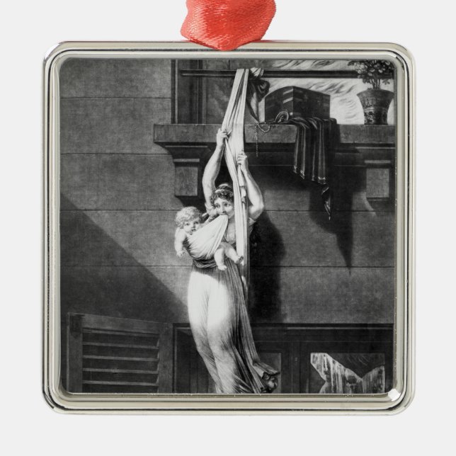 Ornement Métallique Le feu (Devant)