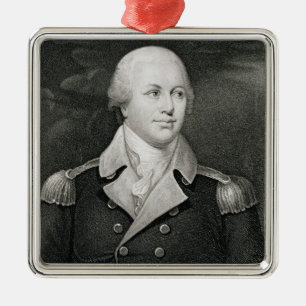 Ornement Métallique Le Général principal Nathaniel Greene (1742-86),