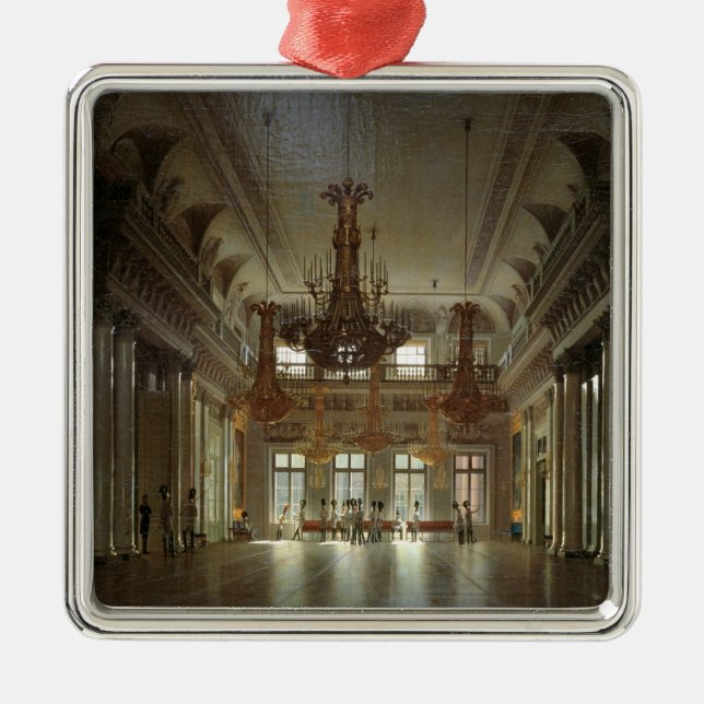 Ornement Métallique Le Hall du maréchal de champ pendant l'hiver (Devant)
