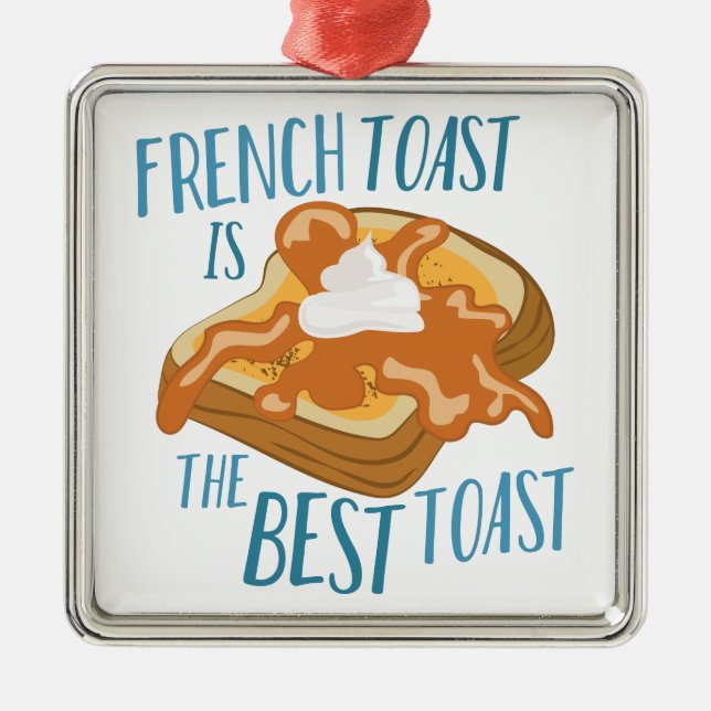 Ornement Métallique Le meilleur pain grillé (Devant)