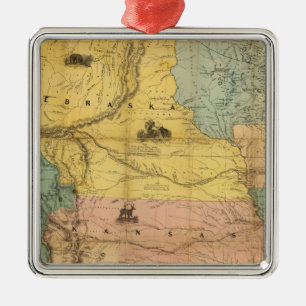 Ornement Métallique Le Nébraska et le Kansas 2
