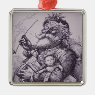 Ornement Métallique Le père noël