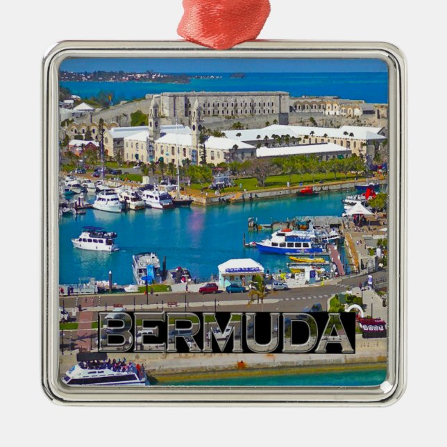 Ornement Métallique Les Bermudes (Devant)