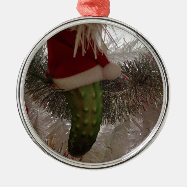 Ornement Métallique Les conserves au vinaigre de Noël (Devant)