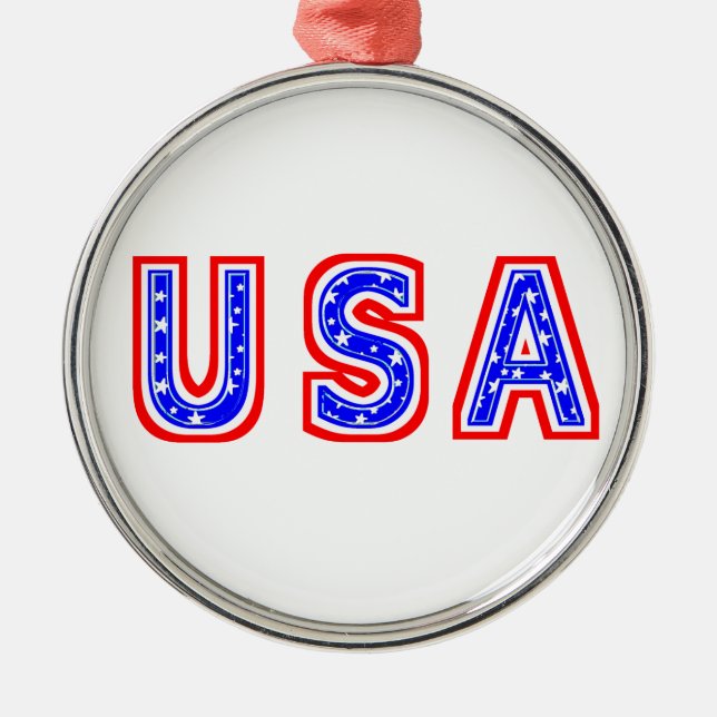Ornement Métallique LES Etats-Unis (Devant)