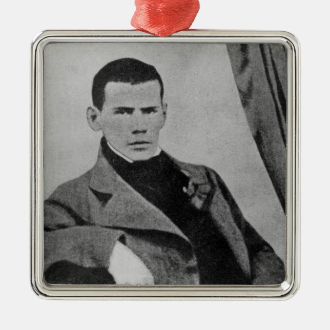 Ornement Métallique Lev Nikolaevich Tolstoy en tant qu'étudiant (Devant)