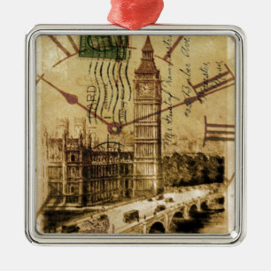 Ornement Métallique London Tower Pont clocktower big ben