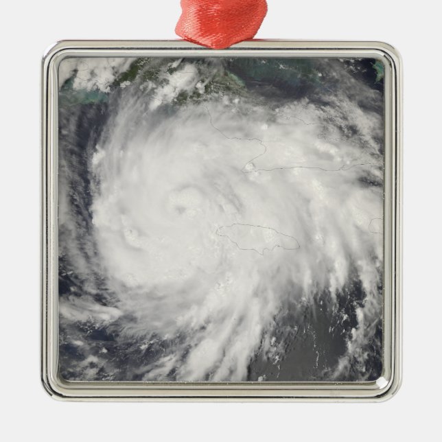 Ornement Métallique L'ouragan Gustav sur la Jamaïque (Devant)