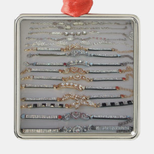 Ornement Métallique Lovely Diamind Jewelry coeur design collection d'a