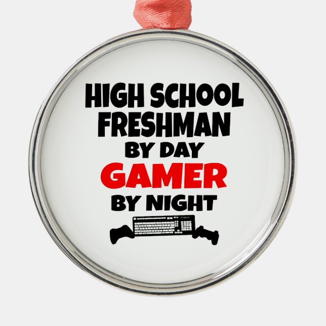 Ornement Métallique Lycée Freshman par Joueur de jour par nuit (Devant)