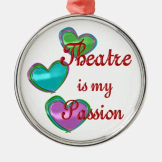 Ornement Métallique Ma passion de théâtre