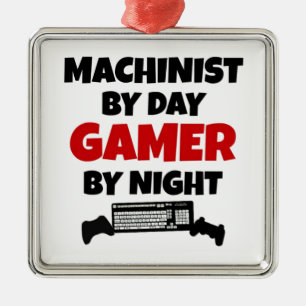 Ornement Métallique Machiniste par Joueur de jour par nuit