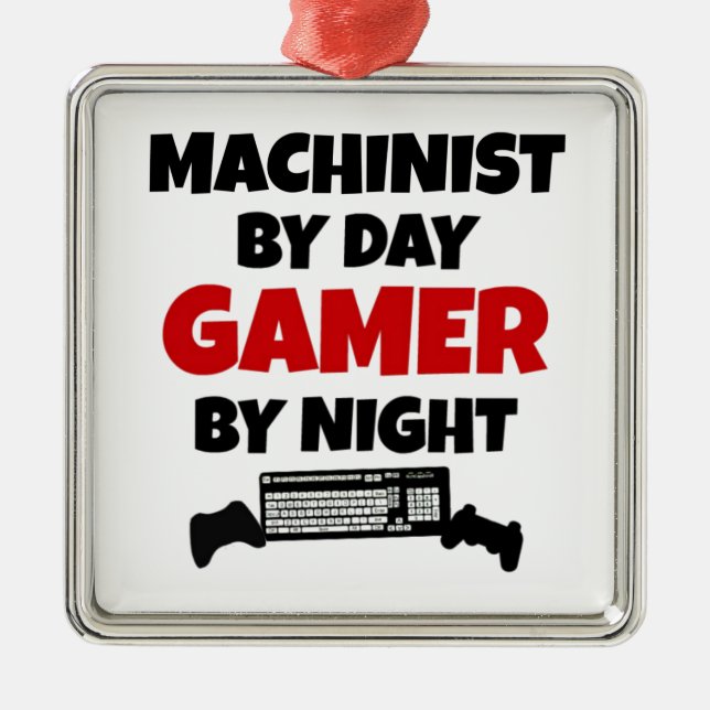 Ornement Métallique Machiniste par Joueur de jour par nuit (Devant)