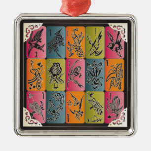 Ornement Métallique Mah Jongg One Bams