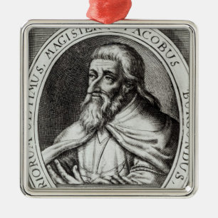 Ornement Métallique Maître de Jacques de Molay des chevaliers Templar