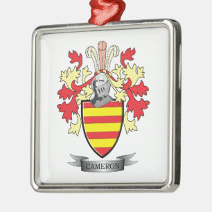 Ornement Métallique Manteau de crête de famille de Cameron des bras
