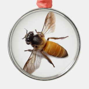Ornement Métallique Miel Bee