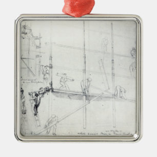 Ornement Métallique Mise vers le haut de l'échafaudage en dehors de la