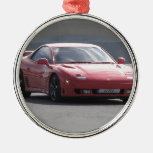 Ornement Métallique Mitsubishi GTO 3L Turbo jumeau