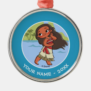 Ornement Métallique Moana   Island Girl