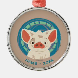 Ornement Métallique Moana   Pua Le Cochon
