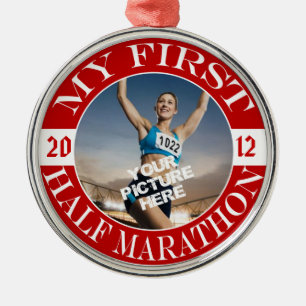 Ornement Métallique Mon marathon de première moitié - photo