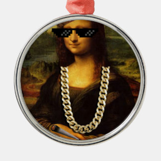 Ornement Métallique Mona Lisa Thug Life Art Life