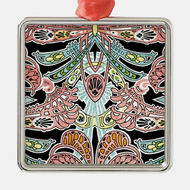 Ornement Métallique Motif Art Nouveau #8 (Devant)