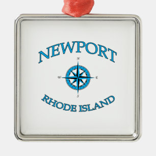 Ornement Métallique Newport Rhode Island Nautique