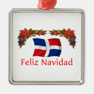 Ornement Métallique Noël dominicain