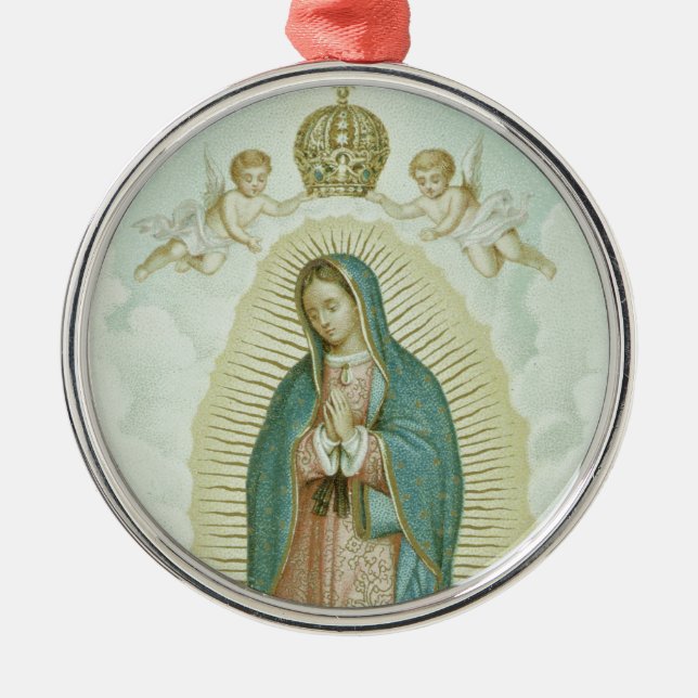Ornement Métallique Notre Dame de la Guadalupe (Devant)