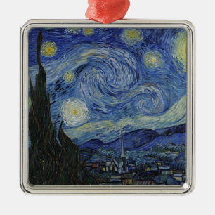 Ornement Métallique Nuit étoilée de Van Gogh