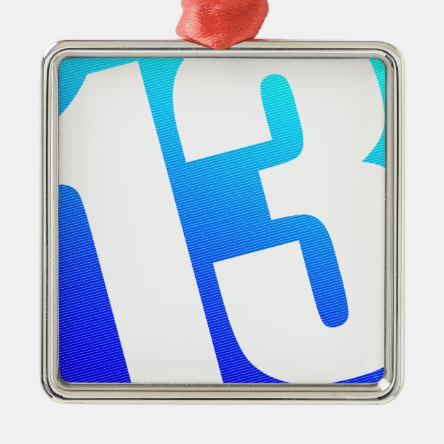 Ornement Métallique Numéro 13 (Devant)