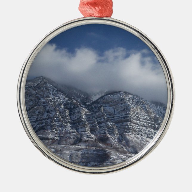 Ornement Métallique Oeuvre de Noël Souvenir Utah (Devant)