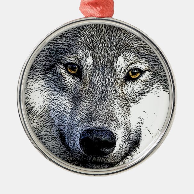 Ornement Métallique OEuvre Wolf Eyes (Devant)