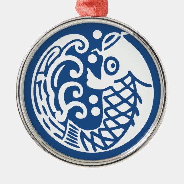 Ornement Métallique Onde carpe (Devant)