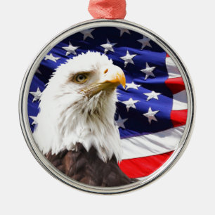 Ornement Métallique Patriotique