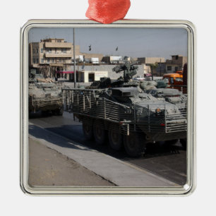 Ornement Métallique patrouille des soldats