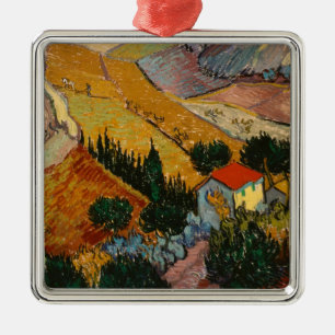 Ornement Métallique Paysage de Vincent van Gogh   avec la Chambre et
