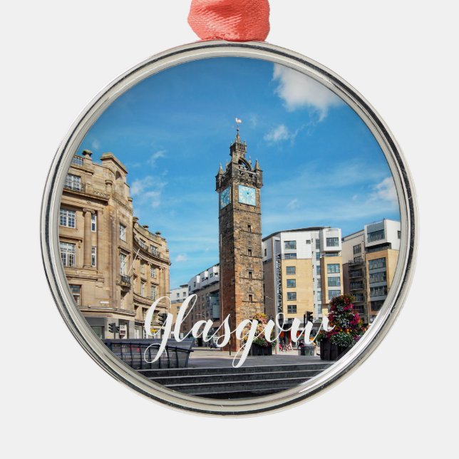 Ornement Métallique Personnaliser de Glasgow (Devant)