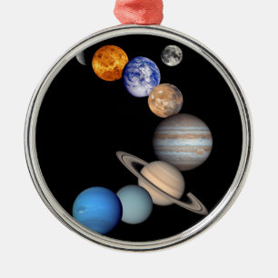 Ornement Métallique Photos de planète du montage JPL de système
