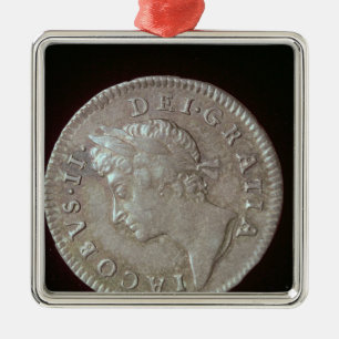 Ornement Métallique Pièce de monnaie de James II