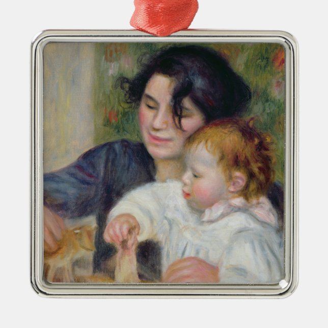 Ornement Métallique Pierre un Renoir | Gabrielle et Jean (Devant)