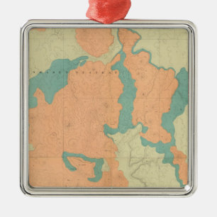 Ornement Métallique Plateau composite Uinkaret moitié nord et moitié