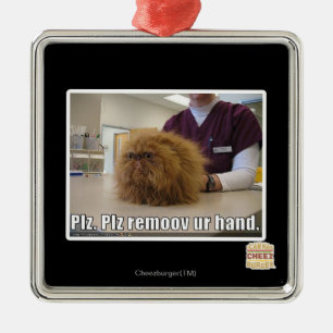 Ornement Métallique Plz remoov votre main