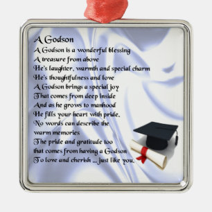 Ornement Métallique Poème de Godson - Conception des diplômes