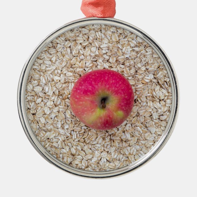 Ornement Métallique Pomme sur avoine (Devant)